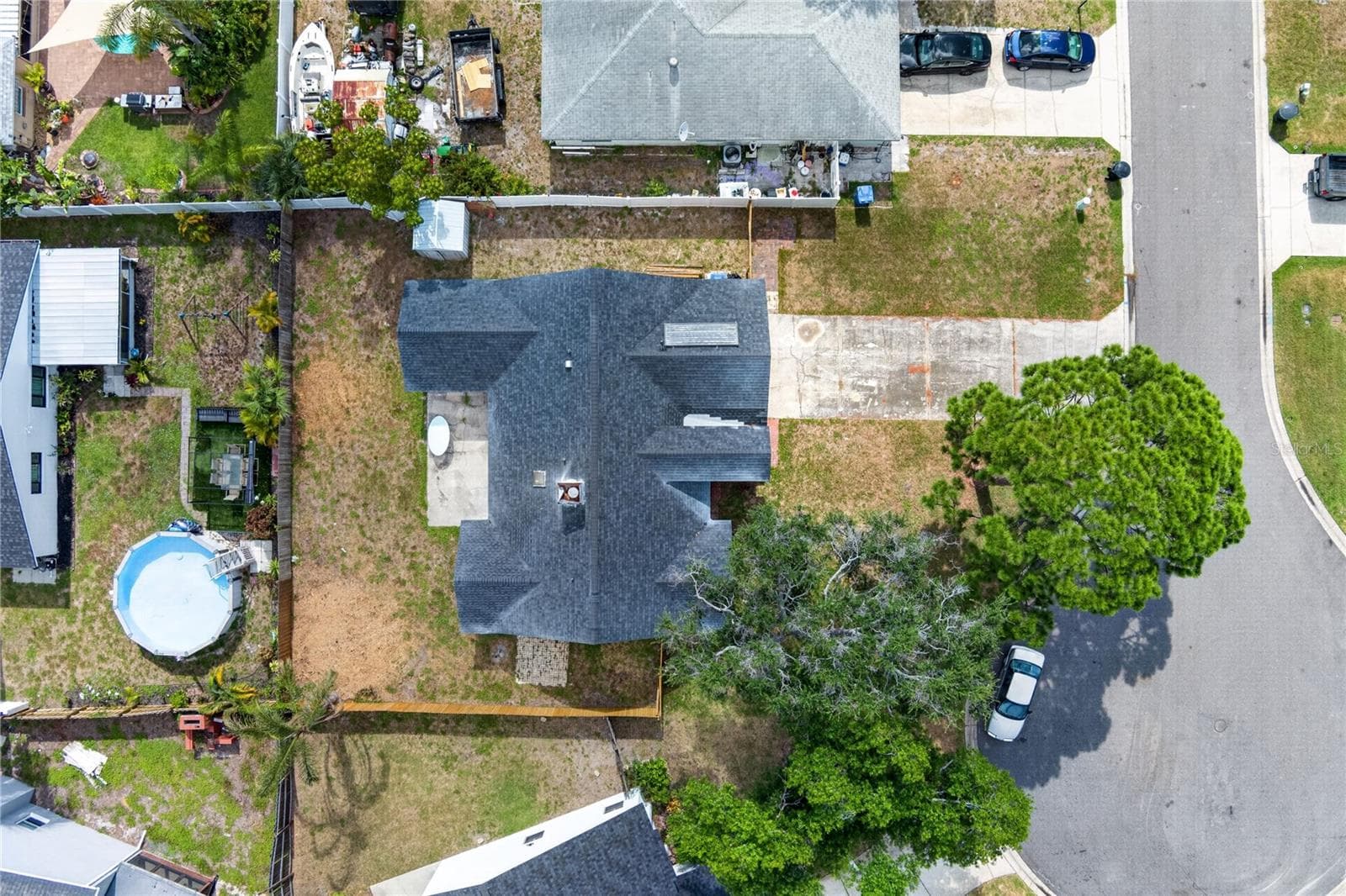 Expanded photo over the house. - 2007 59TH CIR S, ST PETERSBURG