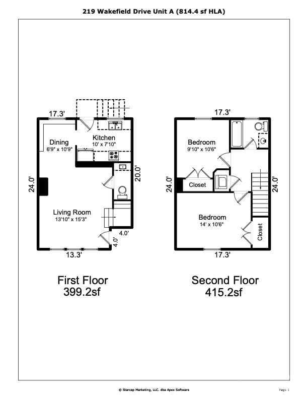 Floor plan - 219 Wakefield Drive, Charlotte