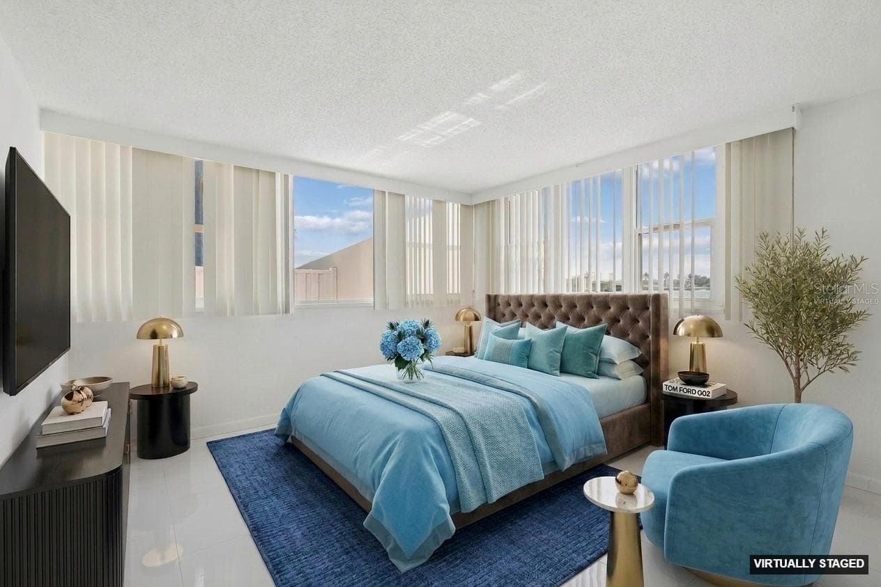VIRTUALLY STAGED BEDROOM - 450 TREASURE ISLAND CSWY #106, TREASURE ISLAND