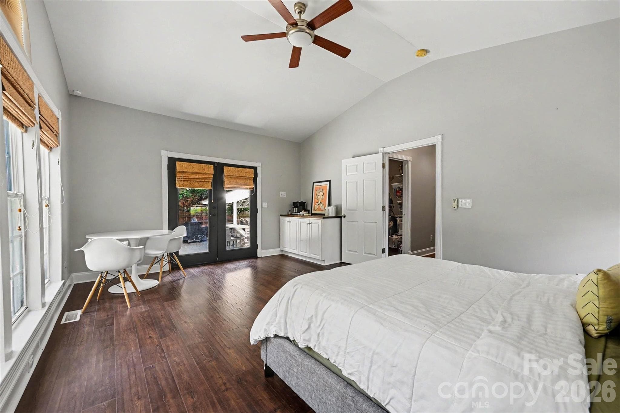 Another primary angle. This room has large door openings. Notice the cute coffee bar in the corner and wait until you see the size of this closet! - 2442 Smith Cove Road, Denver