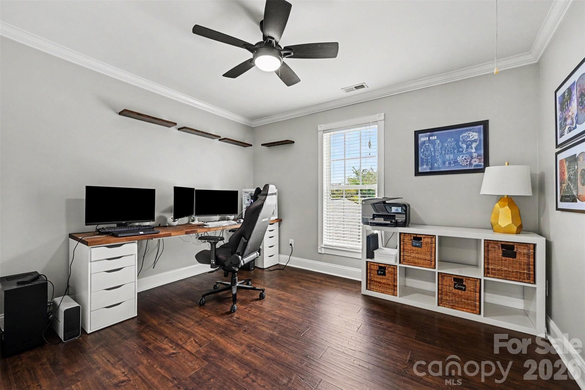 Third upper bedroom currently is being used as an office. - 2442 Smith Cove Road, Denver