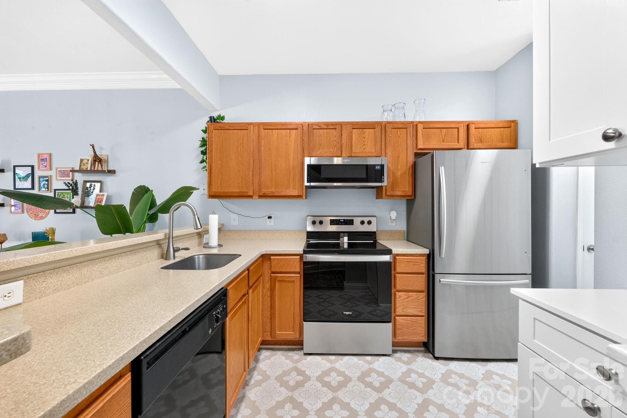 Kitchen overlooking Family Room - Indian Land