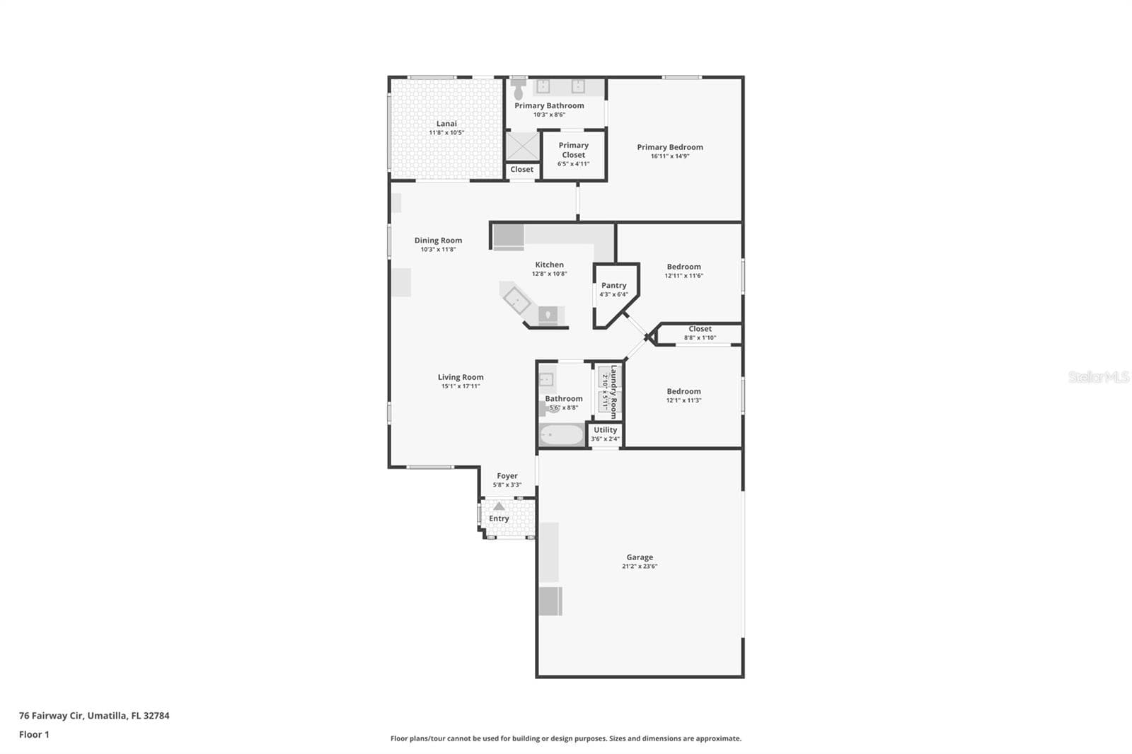 Single Family Residence at 76 FAIRWAY CIR, UMATILLA, photo 2 of 36