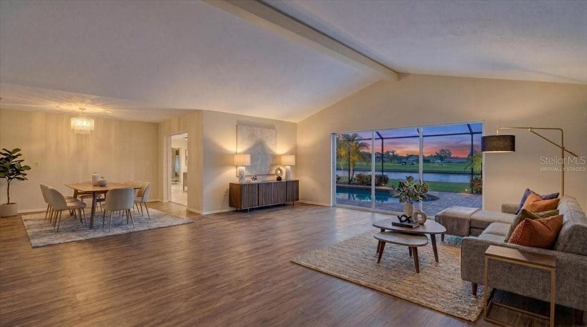 Virtually Staged LR DR - 3504 WILDERNESS BLVD W, PARRISH