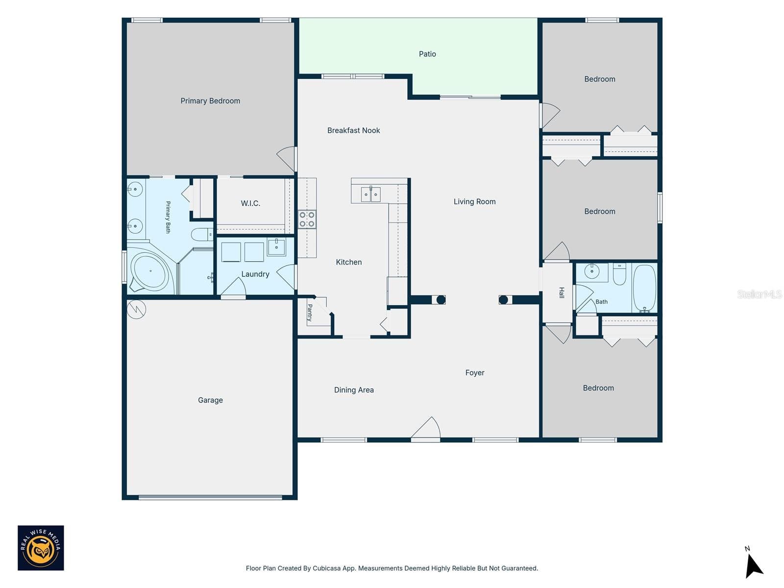 Floor plan - 12155 PEREGRINE FALCON AVE, WEEKI WACHEE