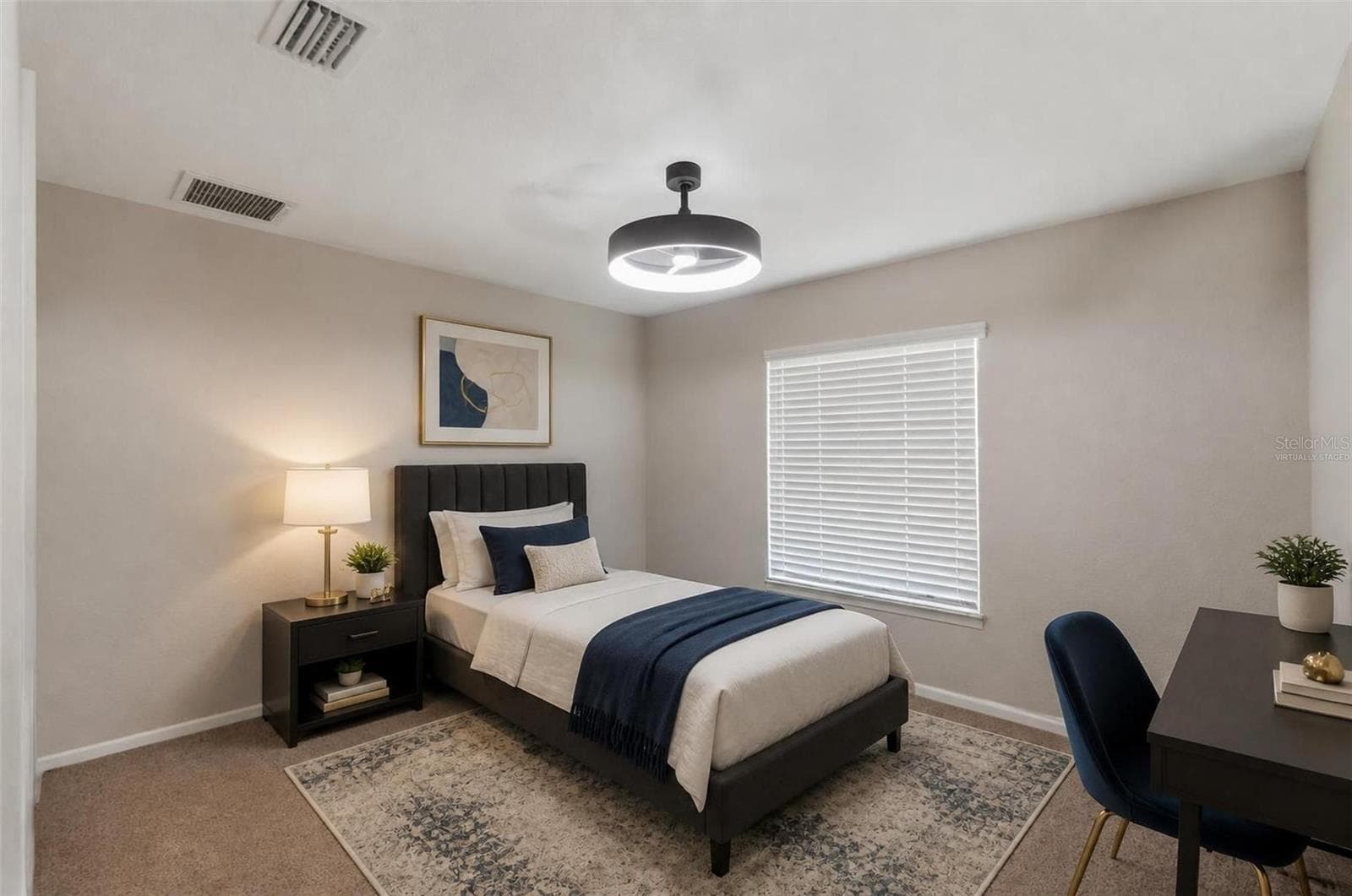 VIRTUALLY STAGEDBedroom#2 - 12155 PEREGRINE FALCON AVE, WEEKI WACHEE