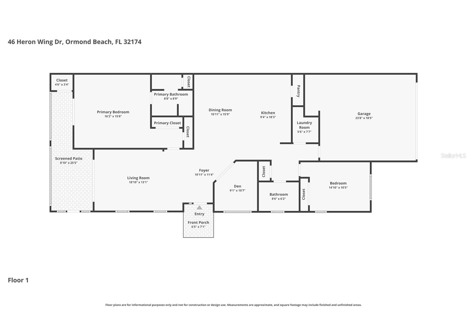 Single Family Residence at 46 HERON WING DR, ORMOND BEACH, photo 81 of 81