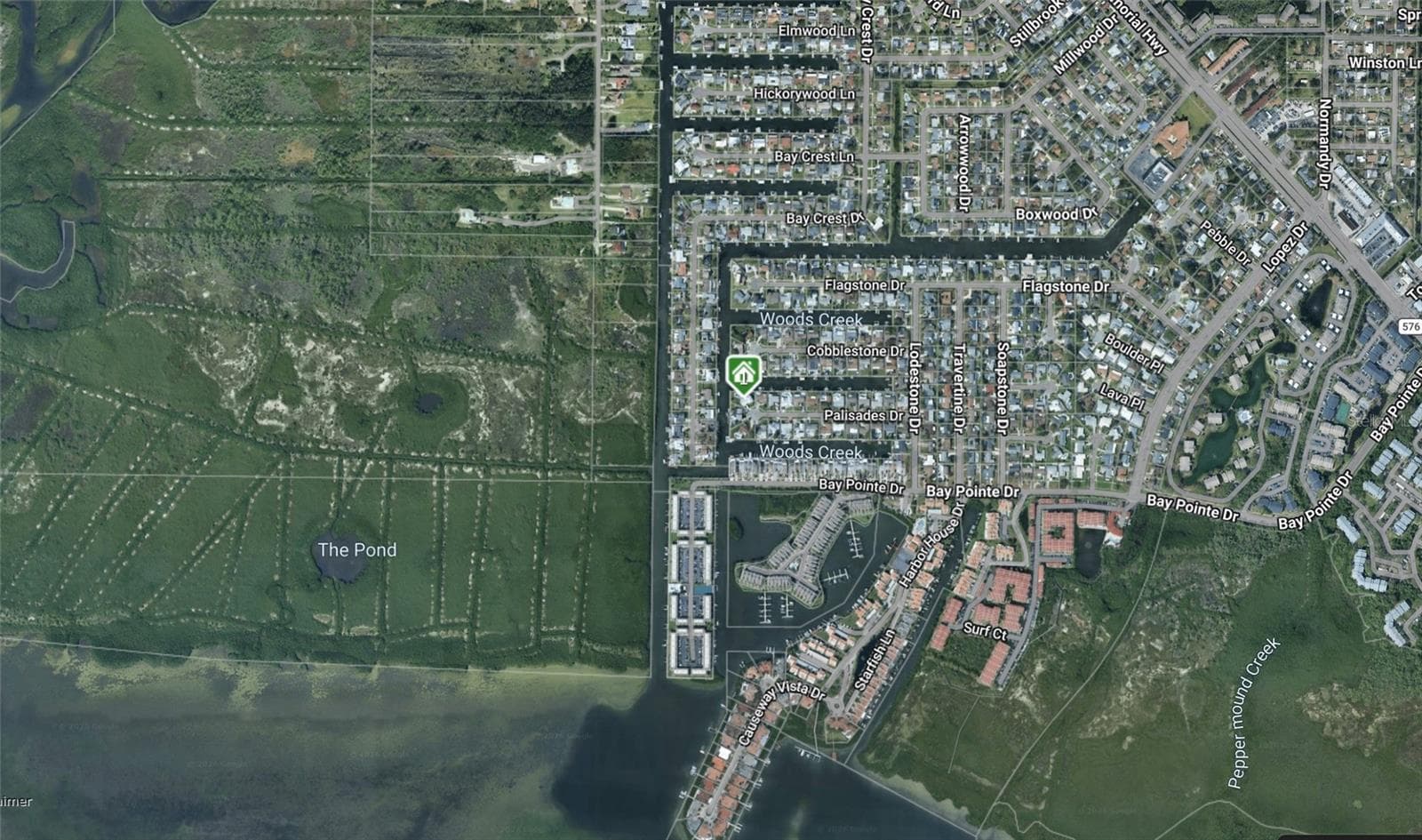 Aerial Shot showing proximity to the open ocean! - 8725 PALISADES DR, TAMPA
