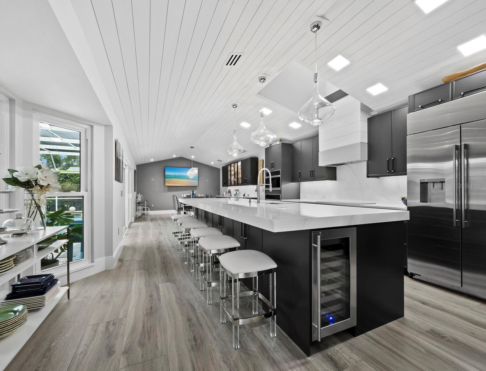 looking from LVR to Kitchen - 206 FOUR KNOT LN, OSPREY