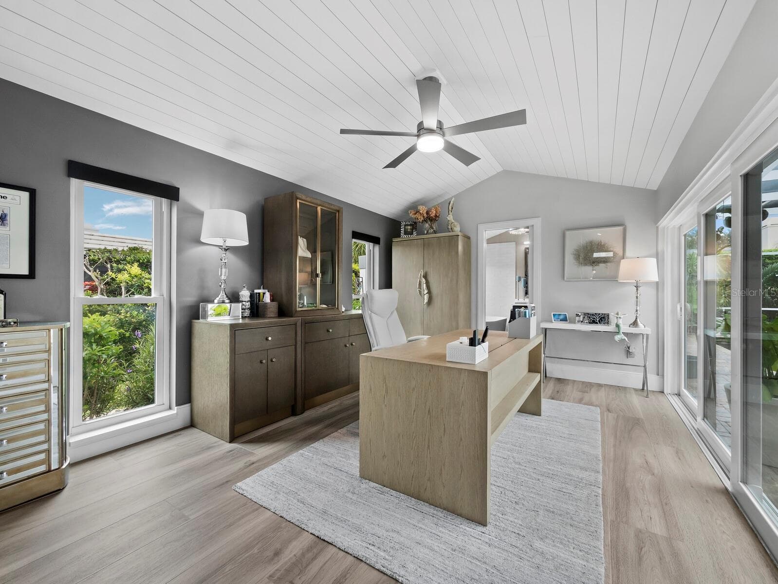 office -view to pool - 206 FOUR KNOT LN, OSPREY