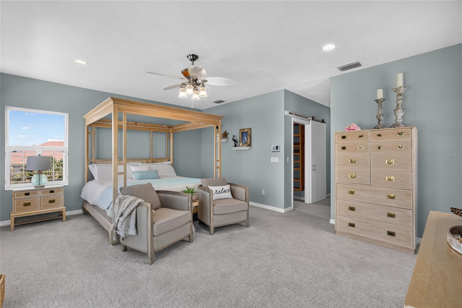 PRIMARY ENSUITE WITH OCEAN VIEWS - FLOOR THREE - 1955 N CENTRAL AVE, FLAGLER BEACH