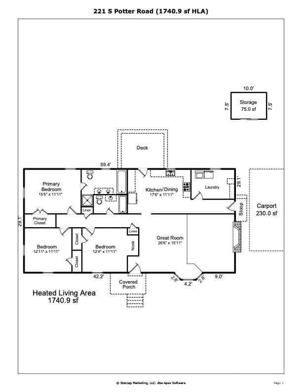 Single Family Residence at 221 S Potter Road, Lancaster, photo 26 of 26