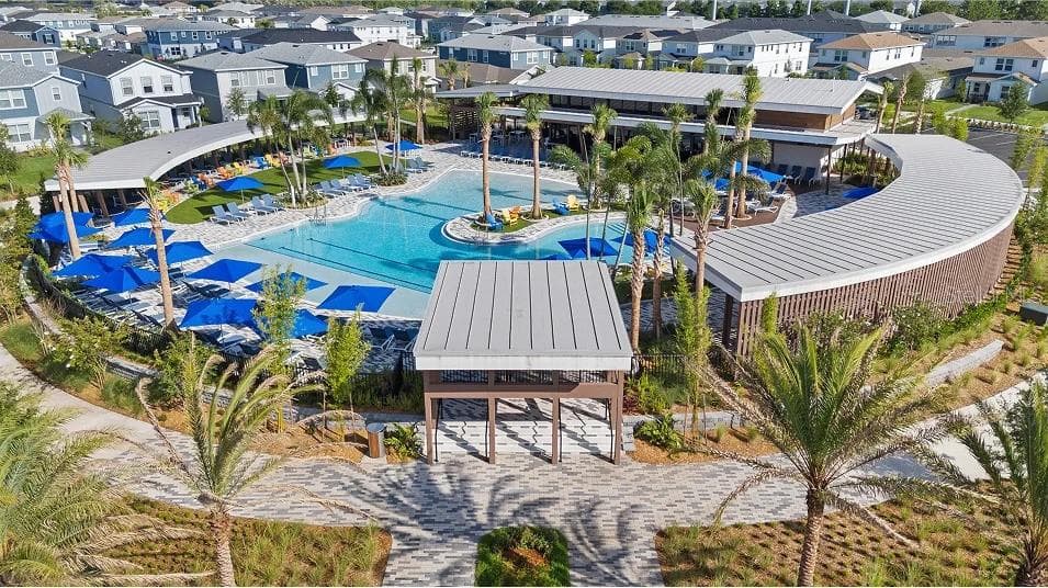 Pool - Aerial - 6571 EASTWOOD CROSS DR, ORLANDO