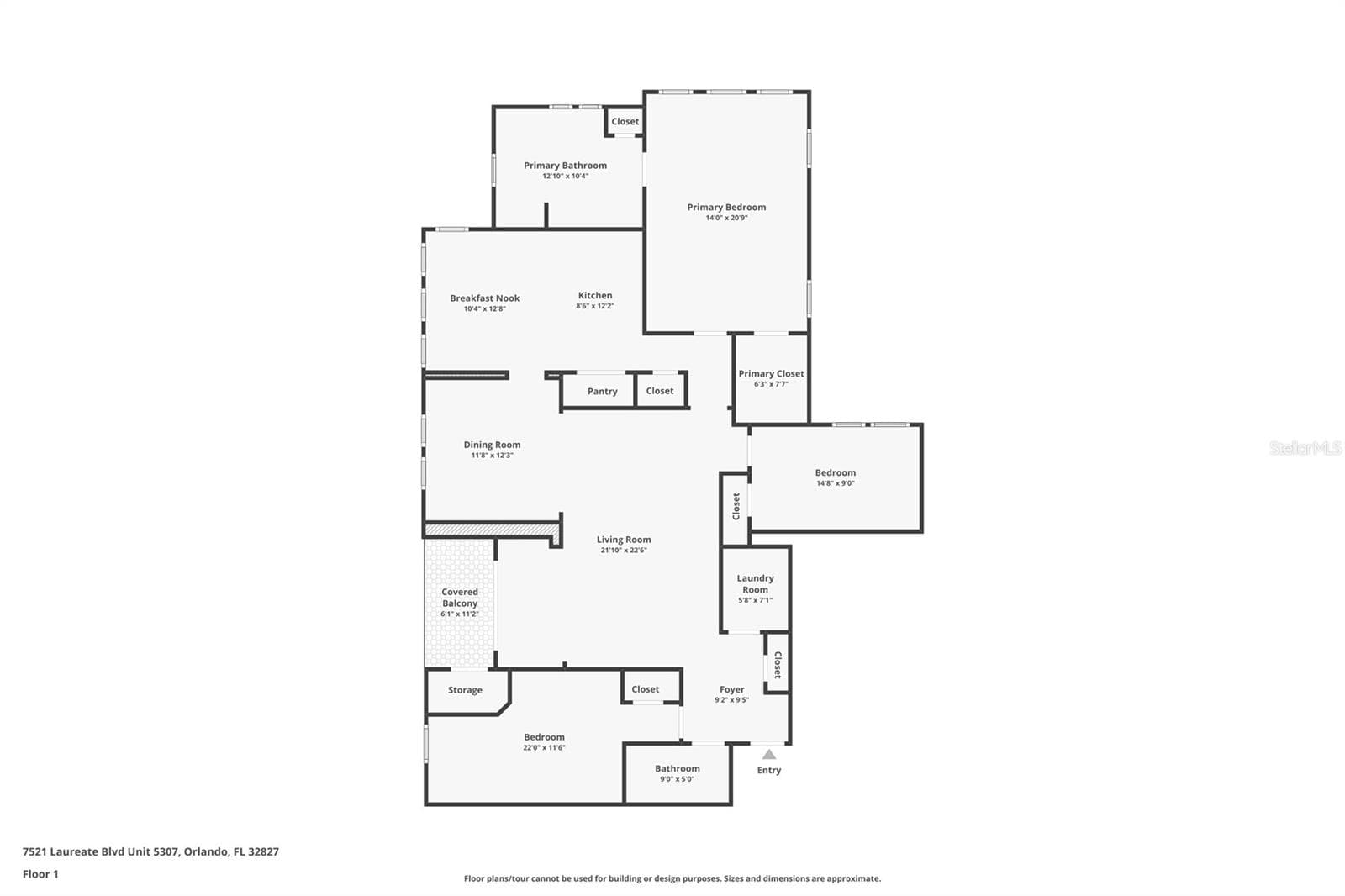 Condominium at 7521 LAUREATE BLVD #5307, ORLANDO, photo 3 of 39