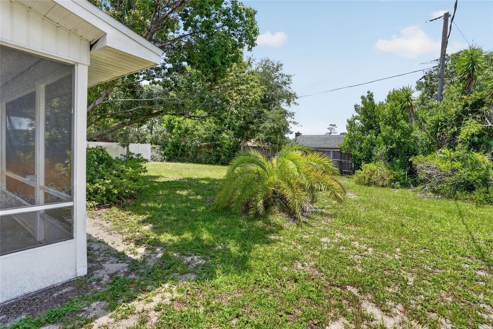 Backyard - 1317 HOMEWAY LN, DELTONA
