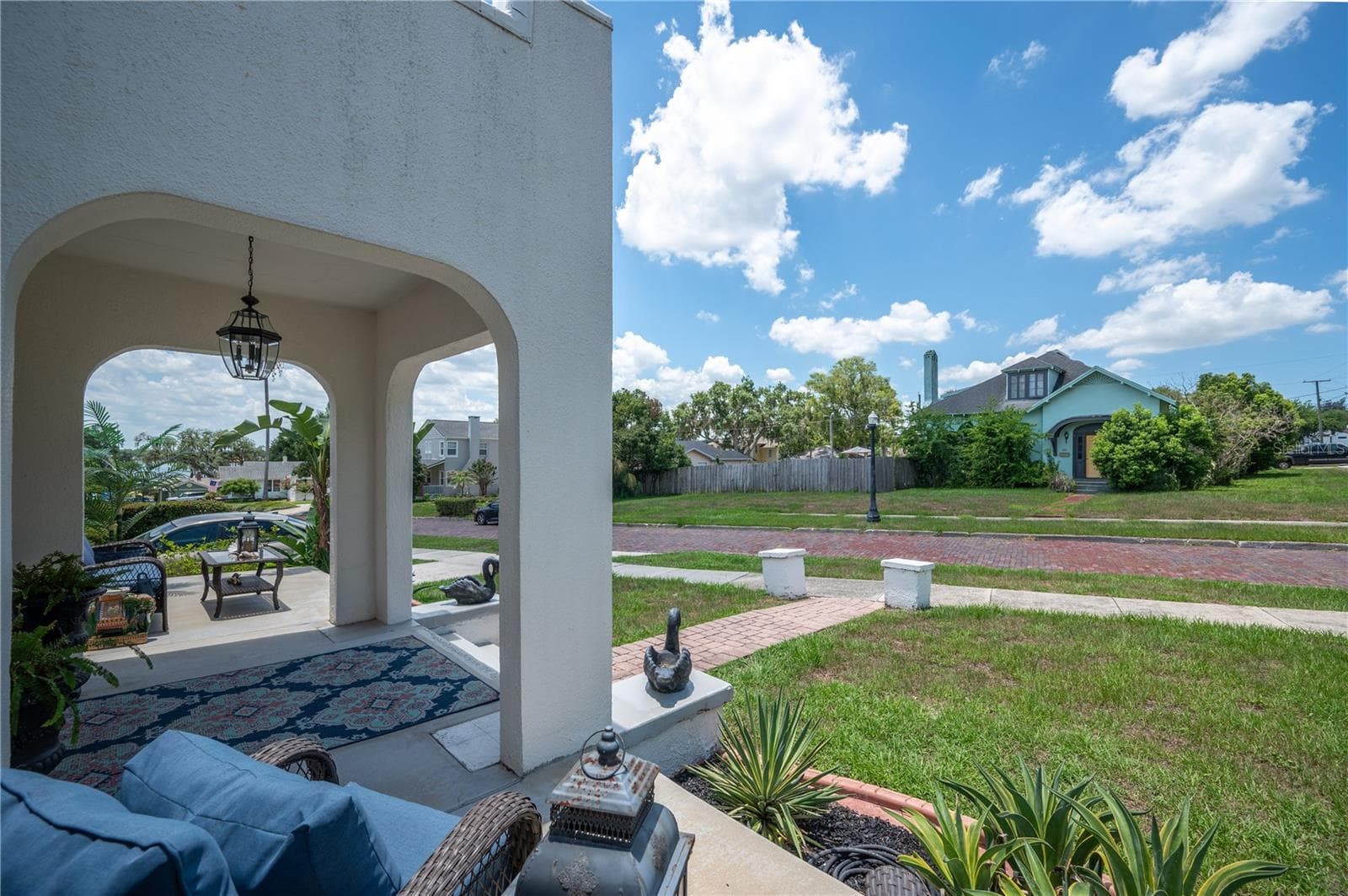 View of Lake Hollingsworth from the porch - 1102 MELTON AVE, LAKELAND