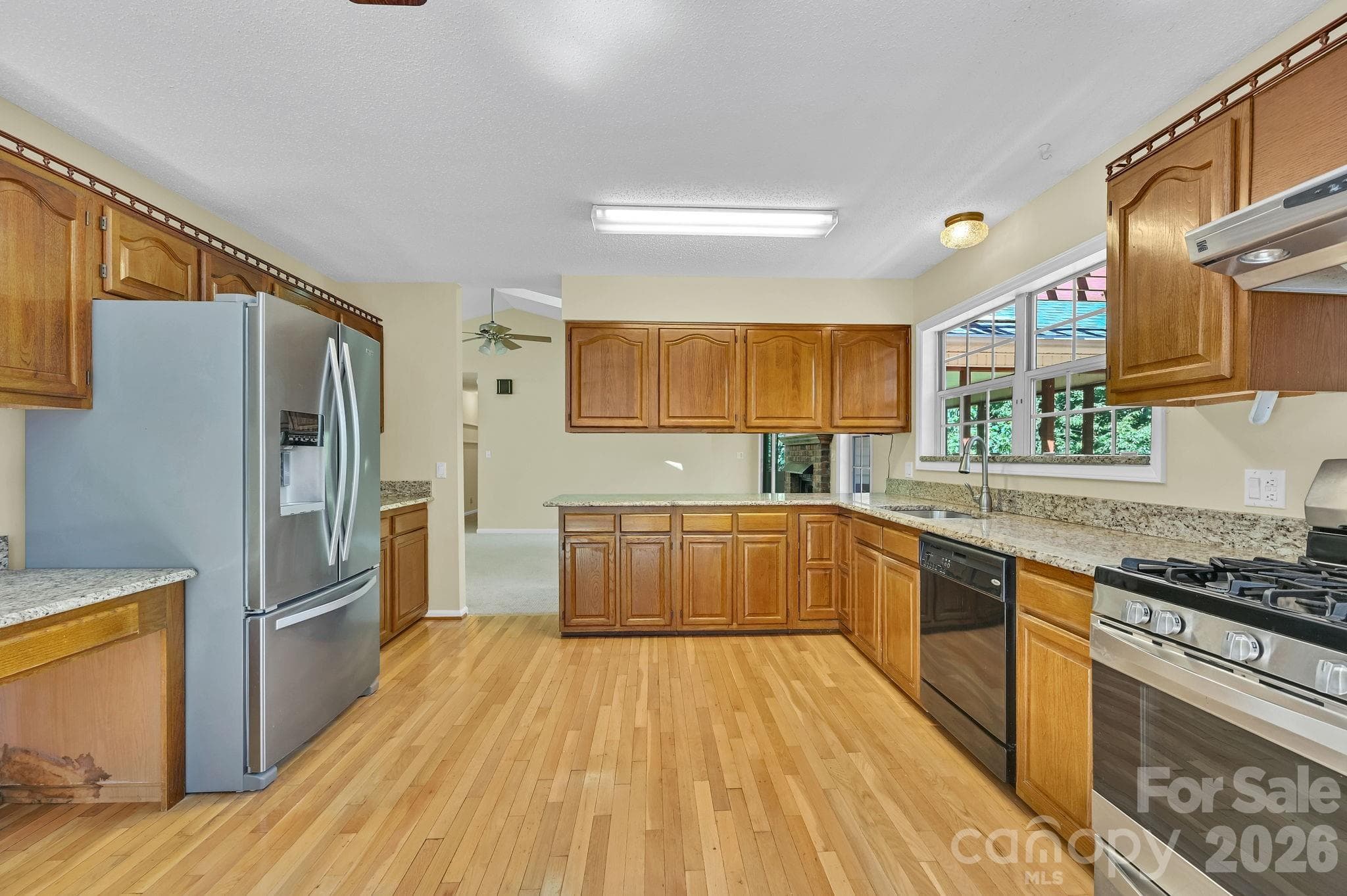 Kitchen Facing Living Room - 31 Surrey Run, Asheville