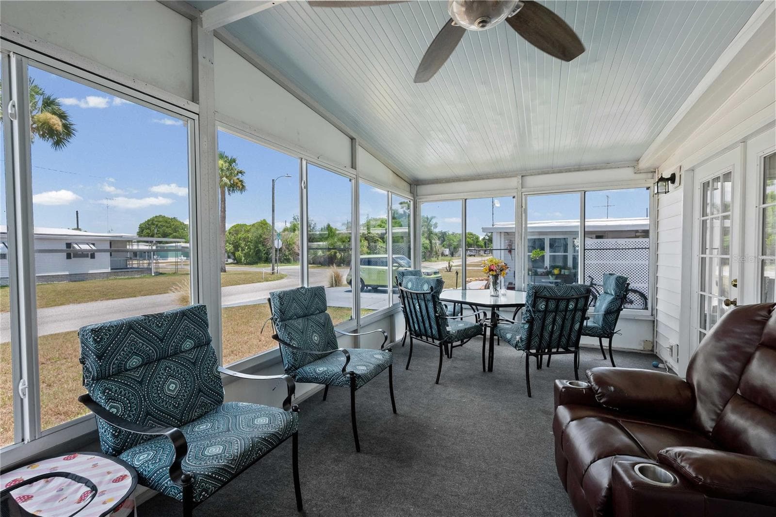 The front Florida room is 24 X 10 - 5301 FLINT ST, ZEPHYRHILLS