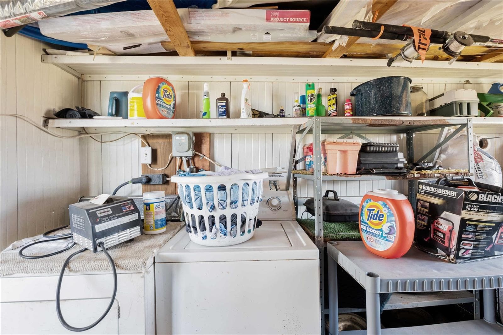 Laundry is in exterior storage shed - 5301 FLINT ST, ZEPHYRHILLS