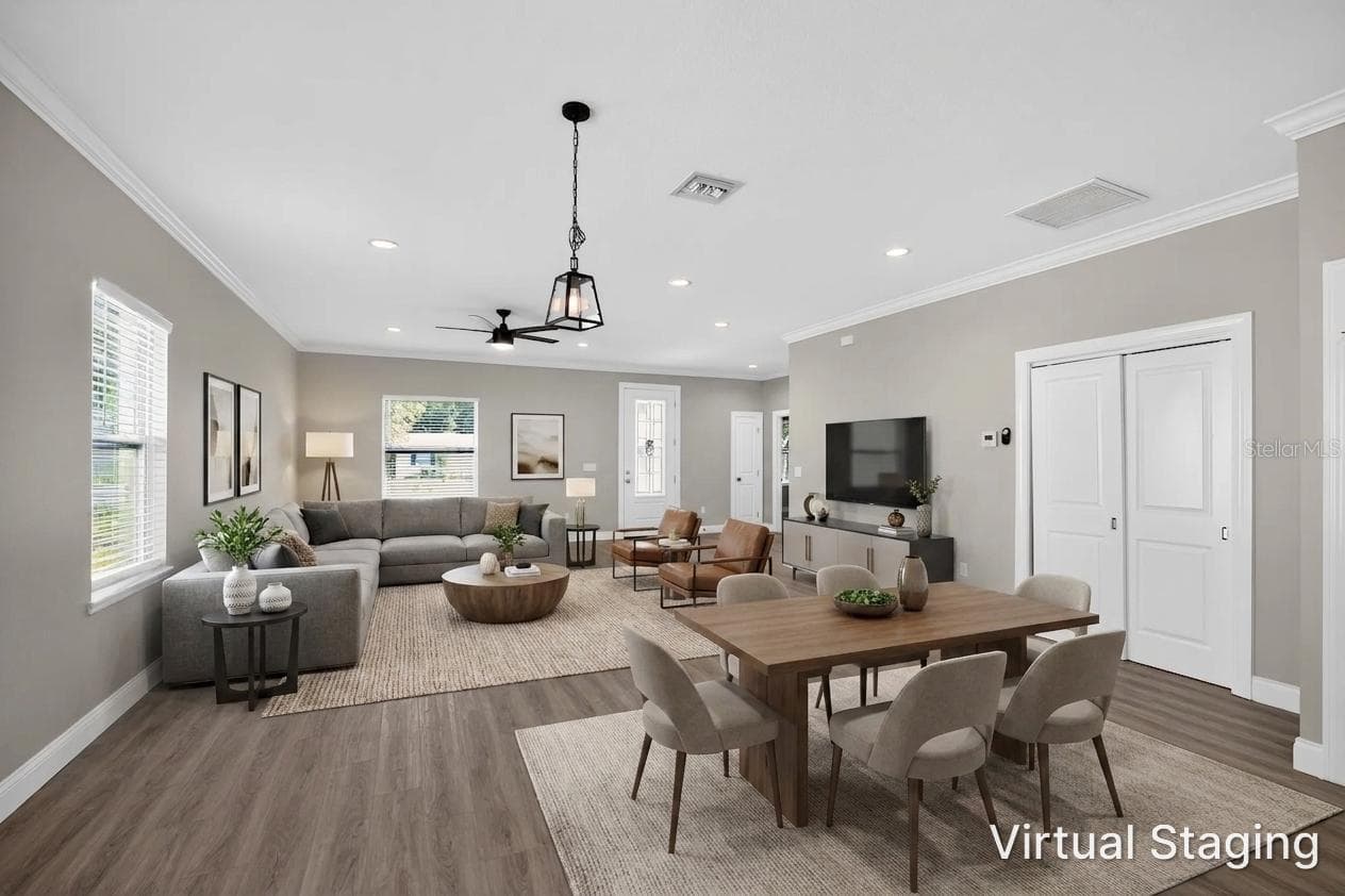 Digitally staged - 7977 49TH AVE N, ST PETERSBURG