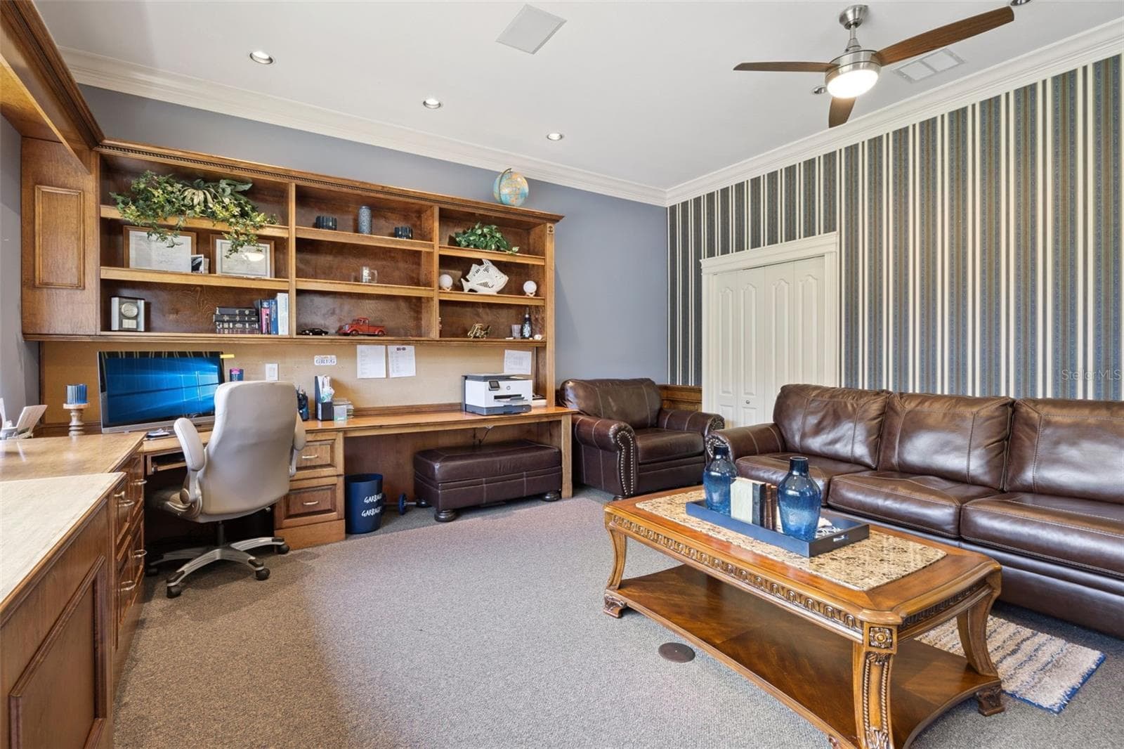 Bedroom 4 - Home Office with Lake Views - 605 OLD MOUNT DORA RD, EUSTIS