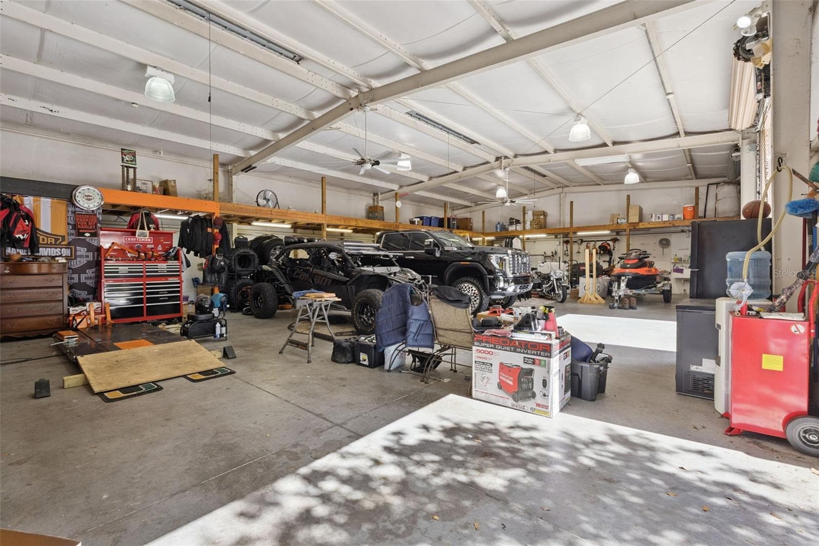 2400 SF Insulated Garage & Workshop with High-Clearance Ceilings - 605 OLD MOUNT DORA RD, EUSTIS