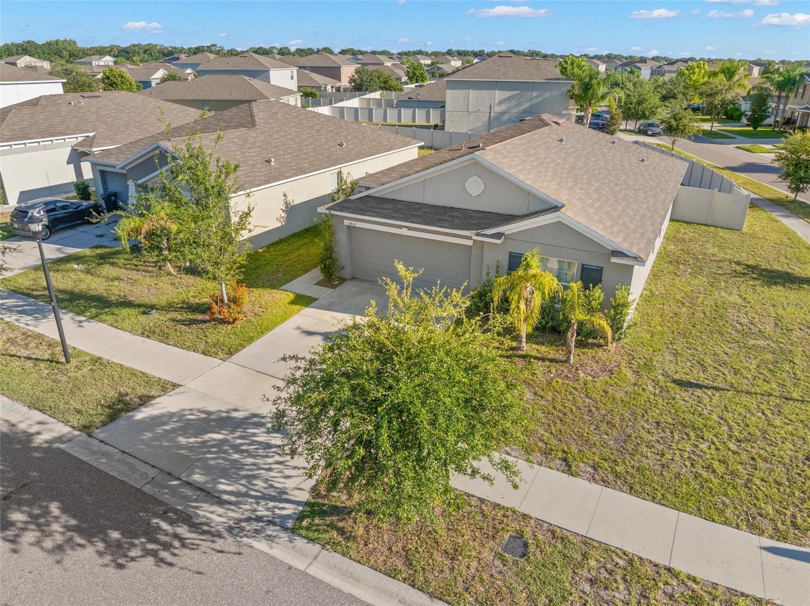 Aerial view - 6810 TRENT CREEK DR, SUN CITY CENTER