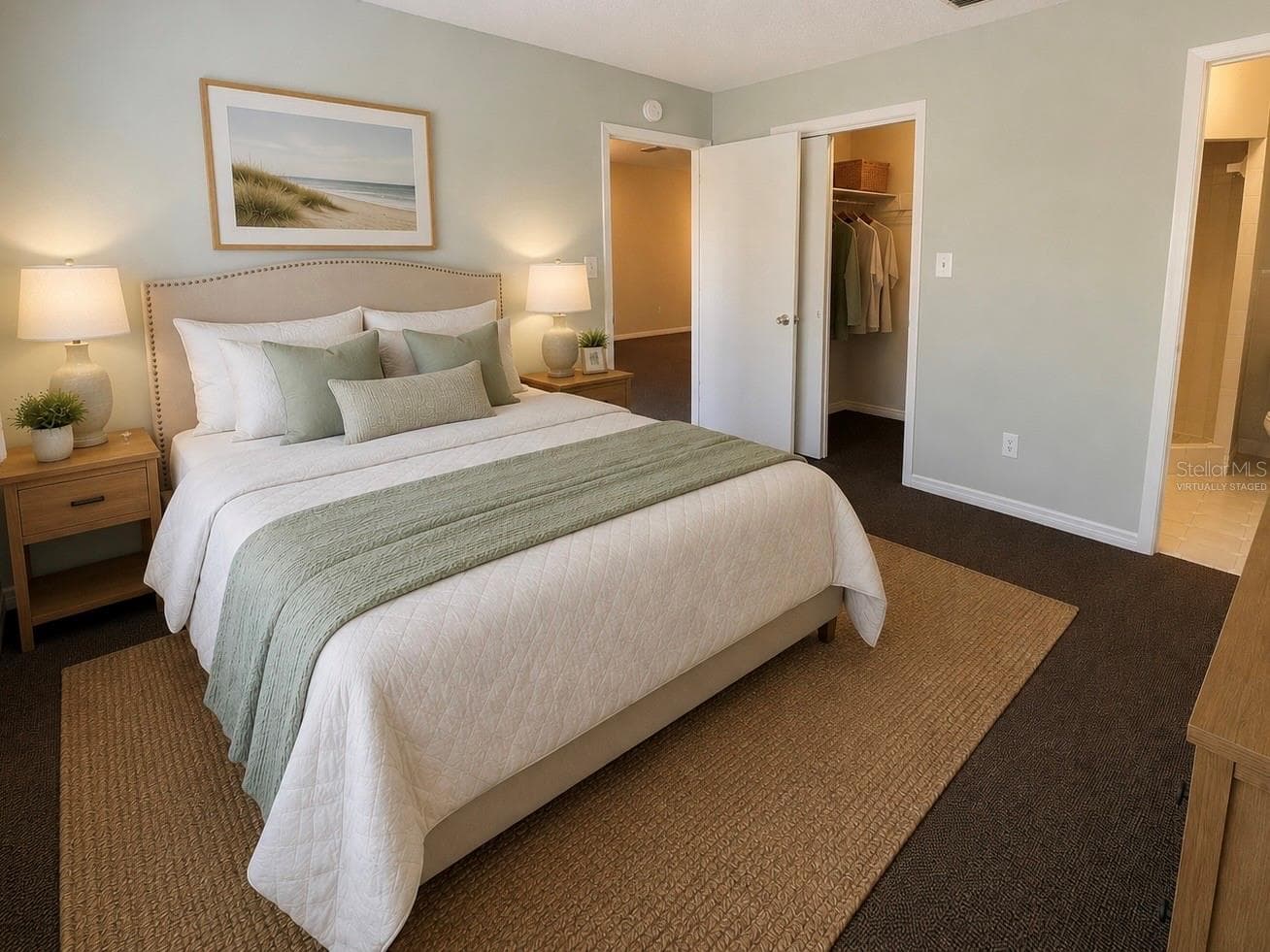 Virtually Staged. Primary bedroom - 4746 AZALEA DR #213, NEW PORT RICHEY