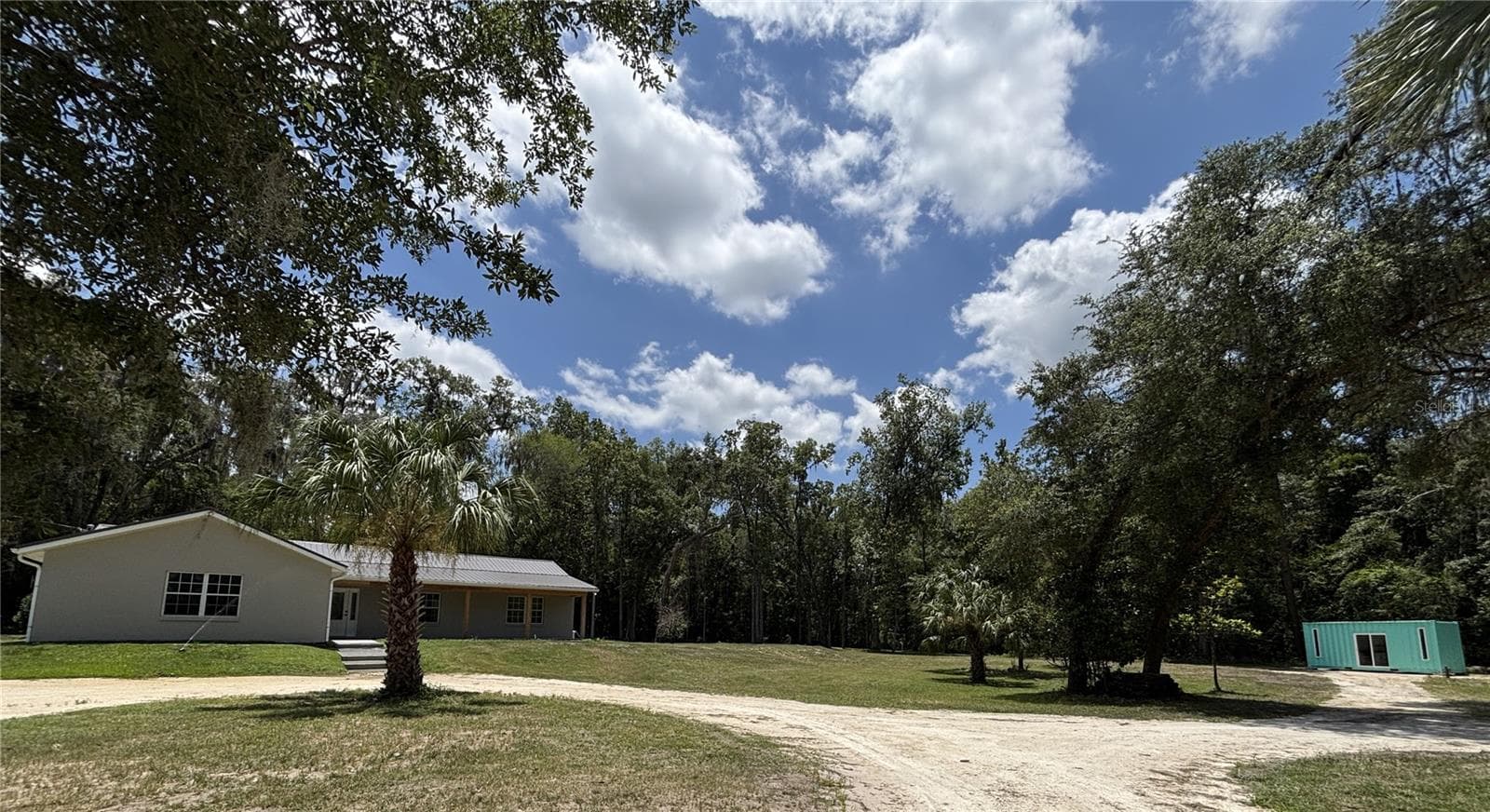 Front of Property with Tiny Home - 14810 NW 185 ST, WILLISTON