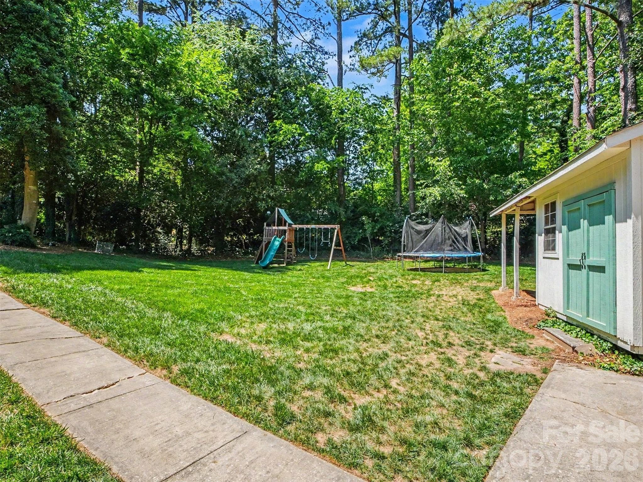 A charming shed, tucked into the backyard - 441 Claymont Street SE, Concord