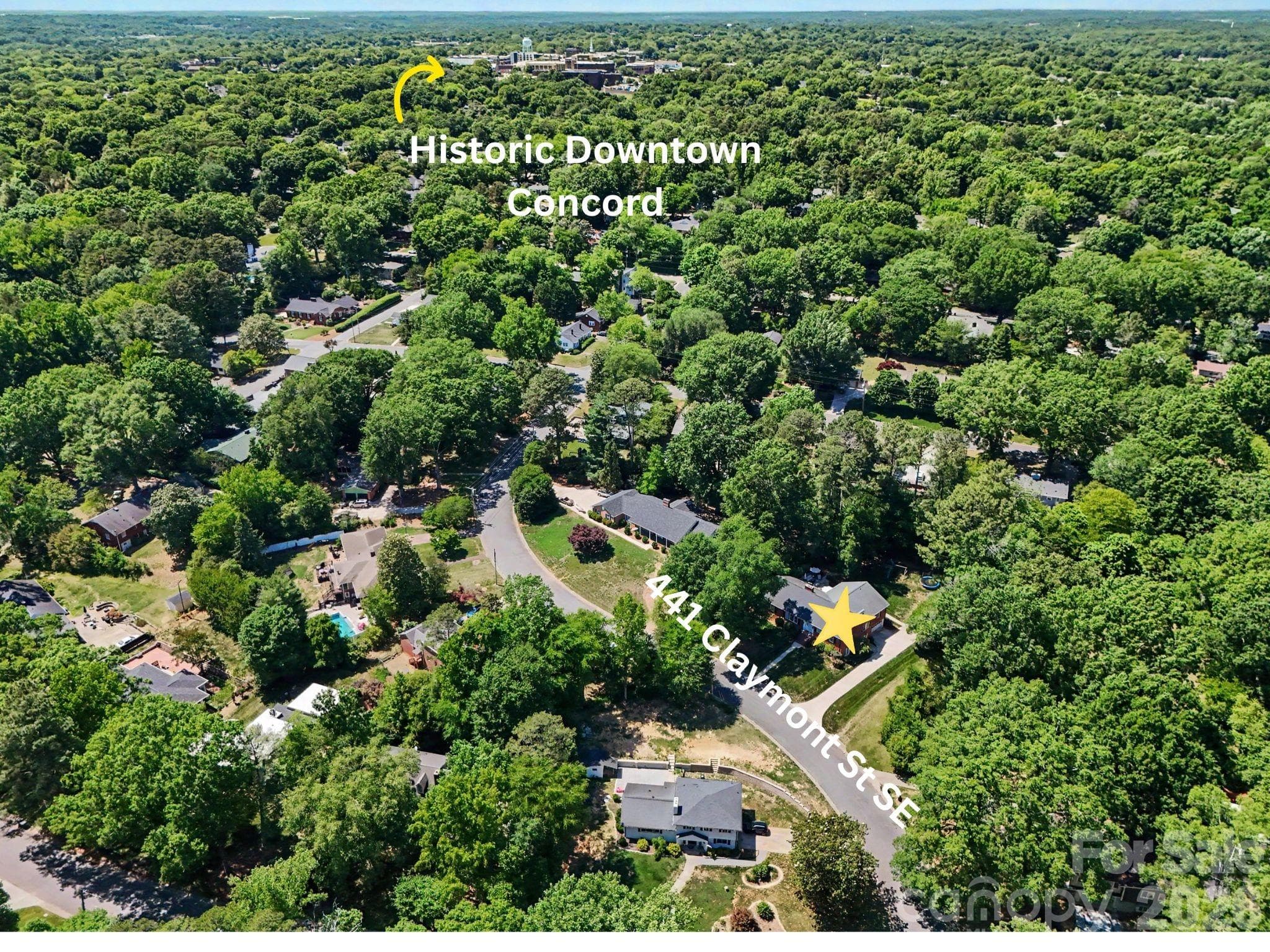 Walk or ride into Historic Downtown Concord, just minutes away - 441 Claymont Street SE, Concord