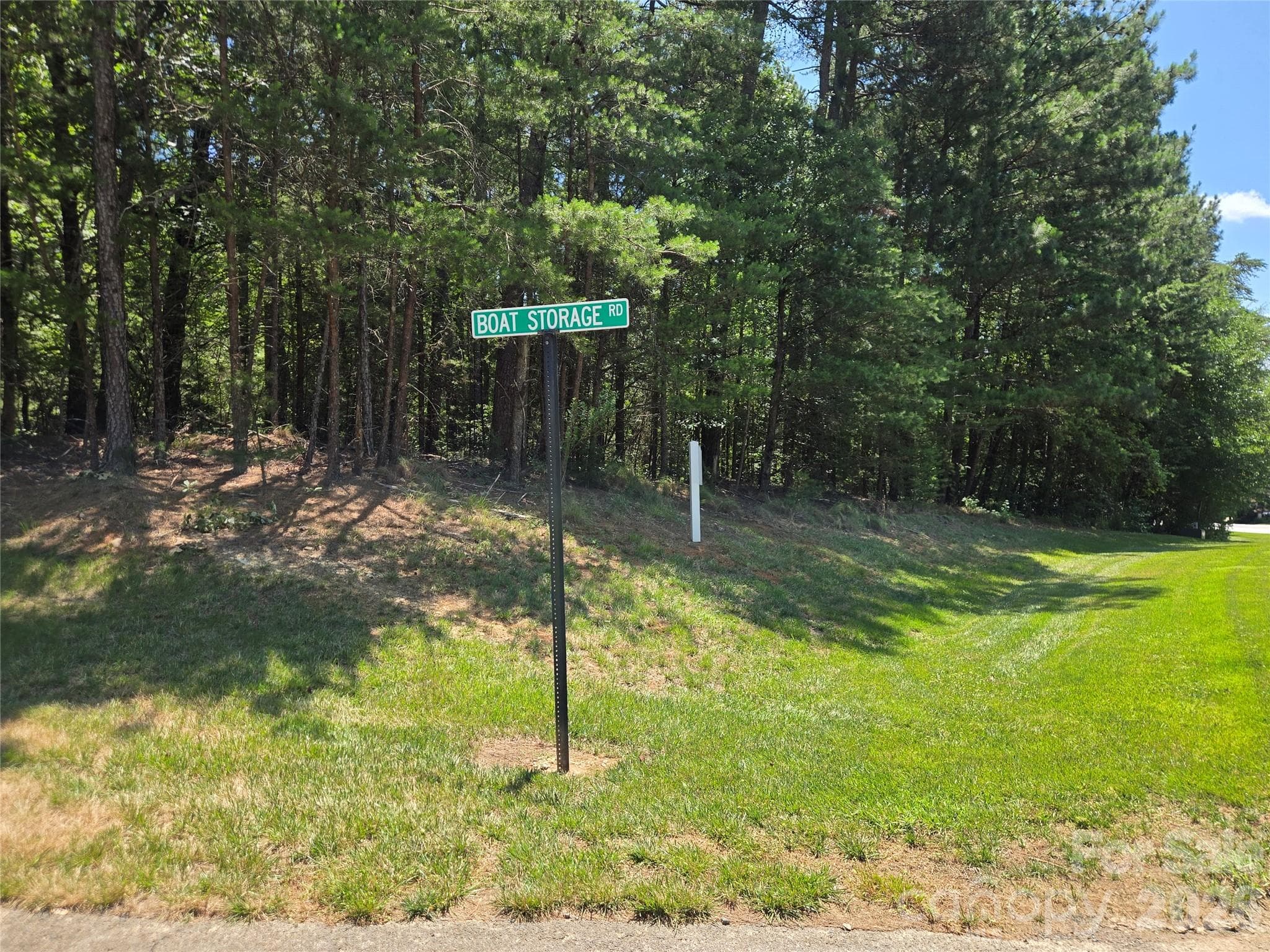 Secure boat storage directly across the street from the property. - 145 Badin View Drive, Badin Lake