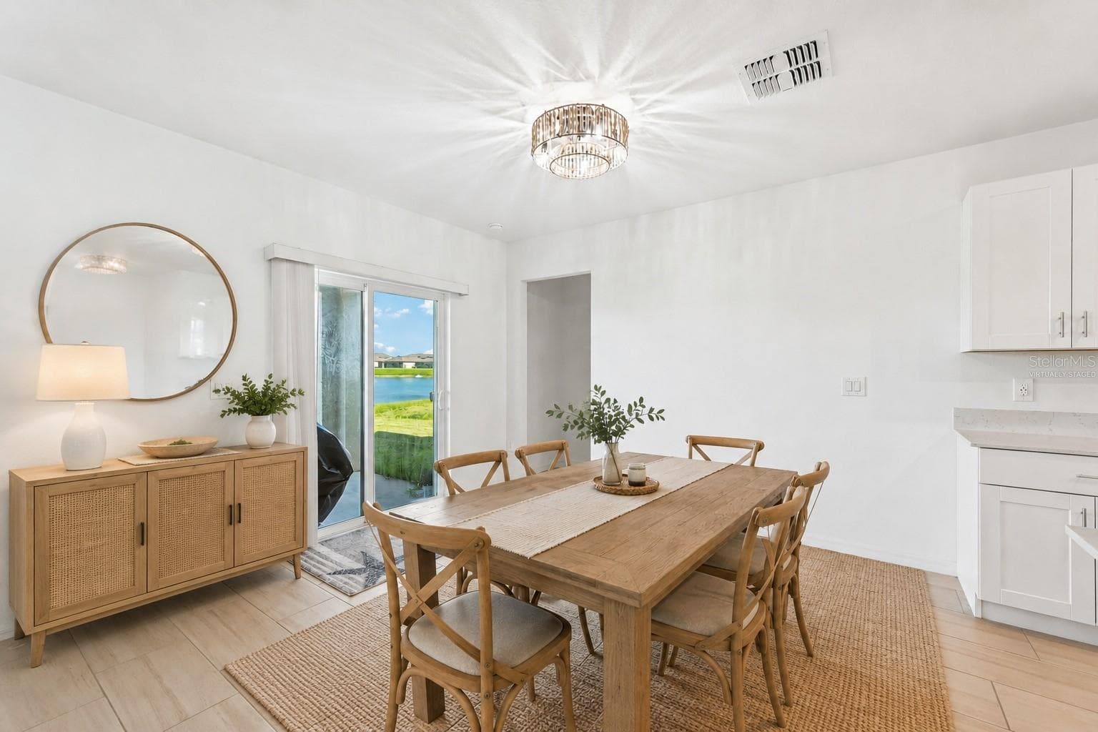Virtually Staged Dining Room - 8807 SUNSET PARK TRL, PARRISH
