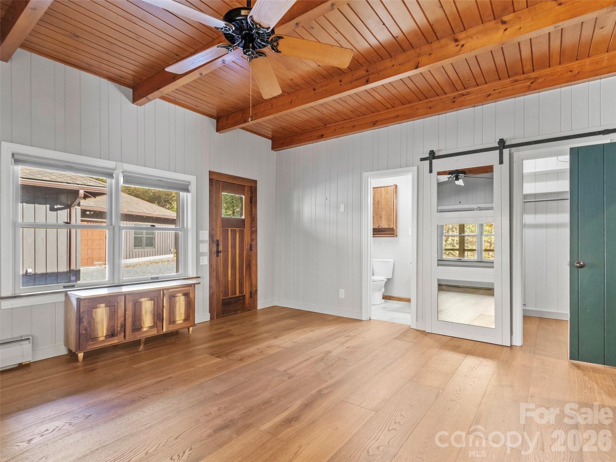 Primary bedroom in main house - 191 N Fork Road, Burnsville