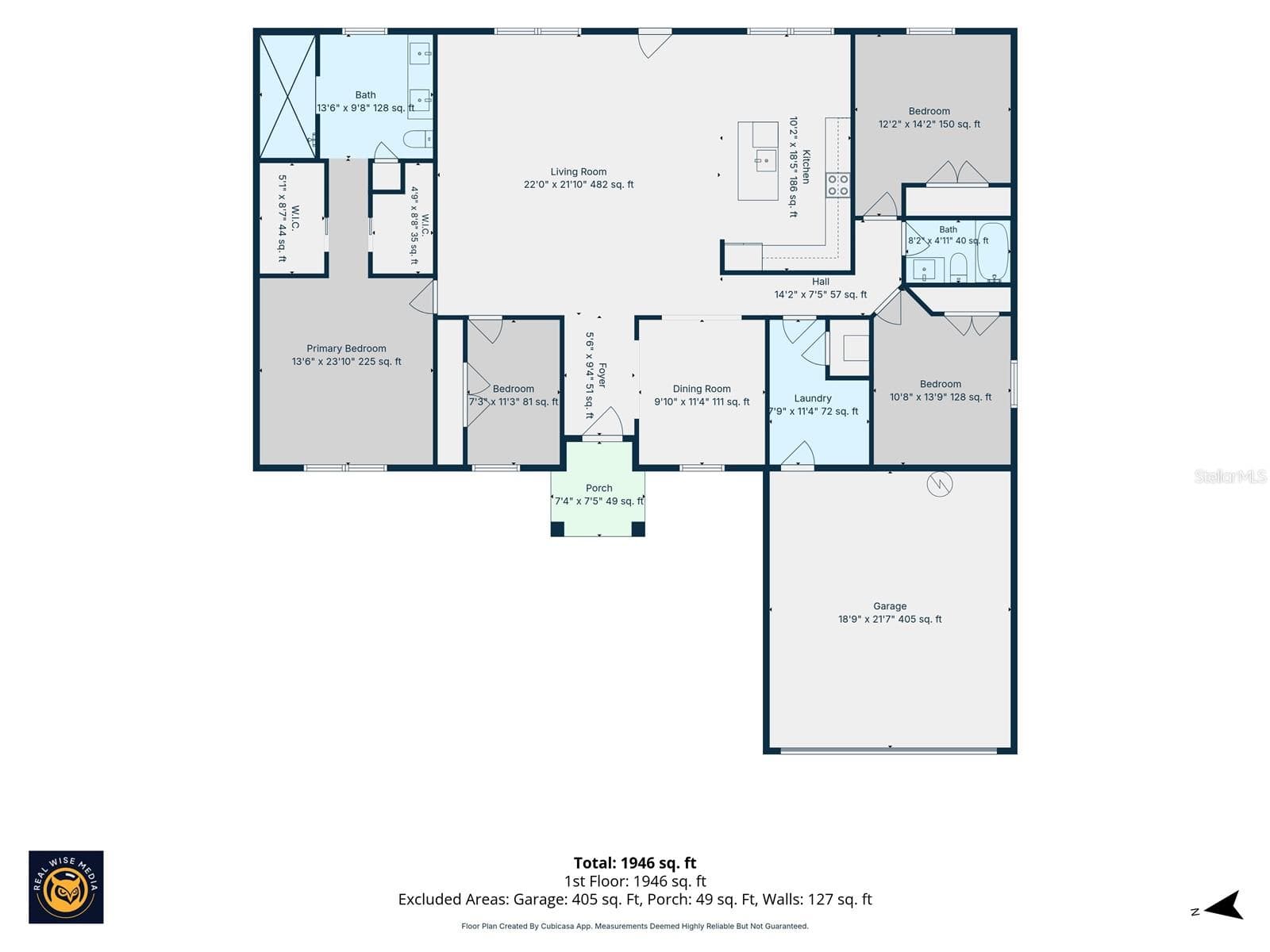 Floor plan - 14586 MOCKING WREN RD, WEEKI WACHEE