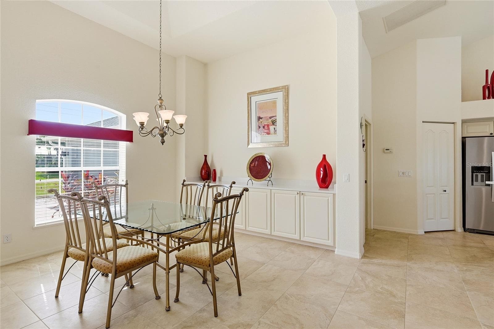 Dining Room with Built In Cabinets - 816 BOUNDARY BLVD, ROTONDA WEST