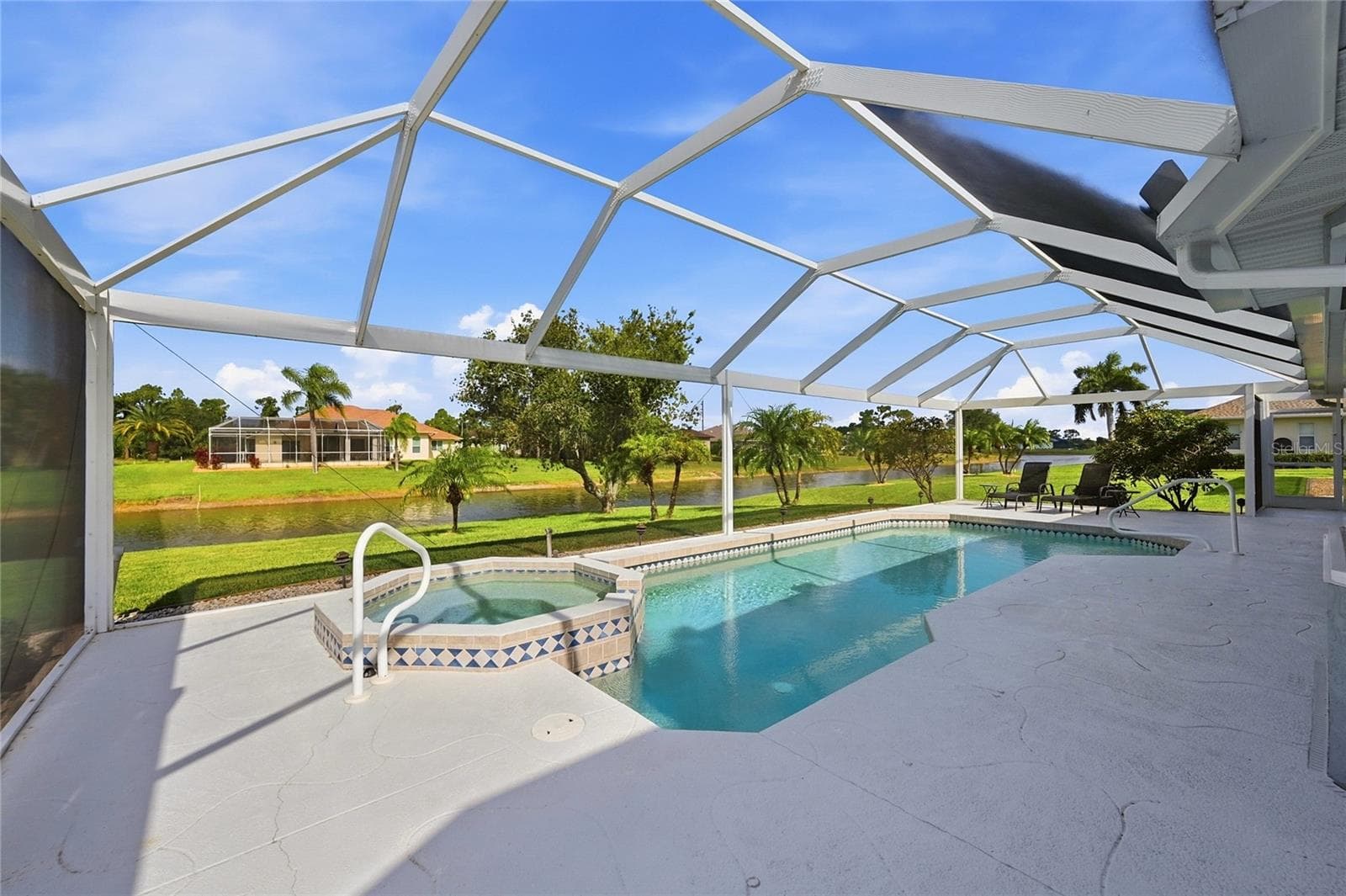 Plenty of Room on Pool Deck - 816 BOUNDARY BLVD, ROTONDA WEST