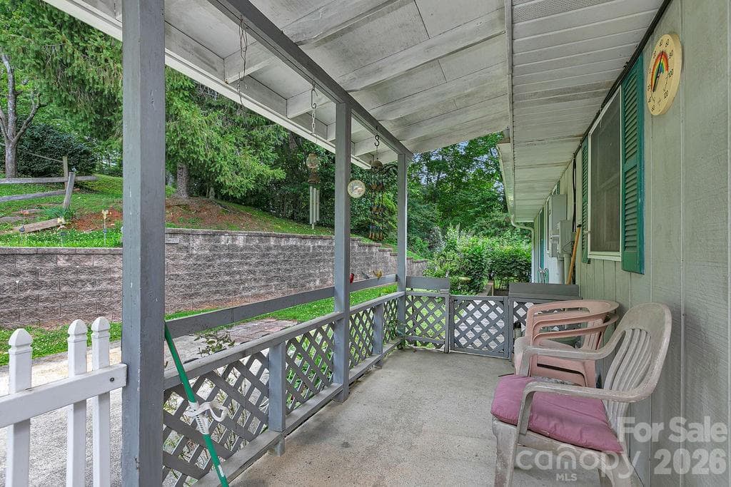 Covered Main Level Entry - 106 Flora Lina Drive, Brevard