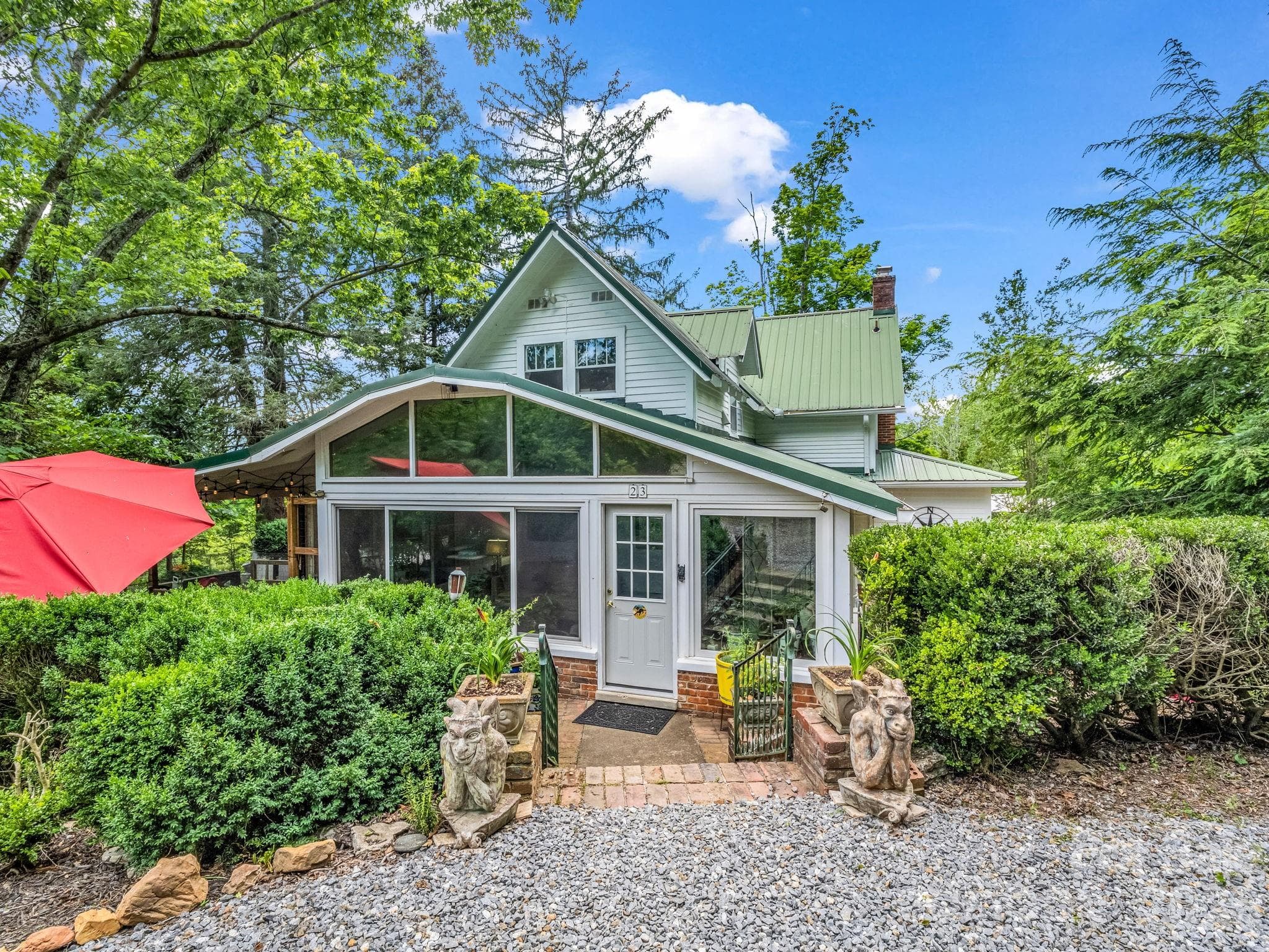 Inviting Front Entry - 23 Sunset Drive, Black Mountain