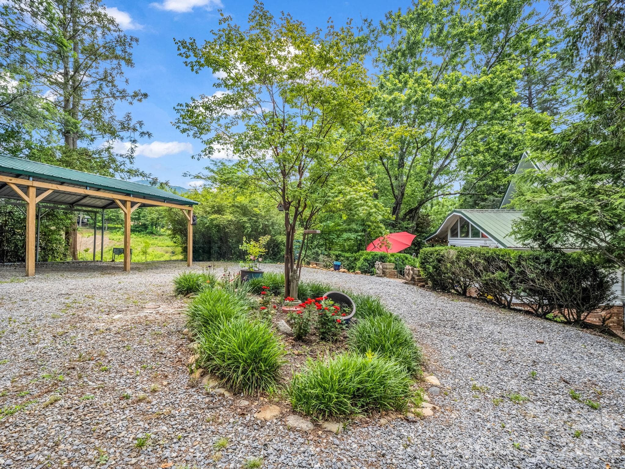 Circular Drive & Three-Car Carport - 23 Sunset Drive, Black Mountain