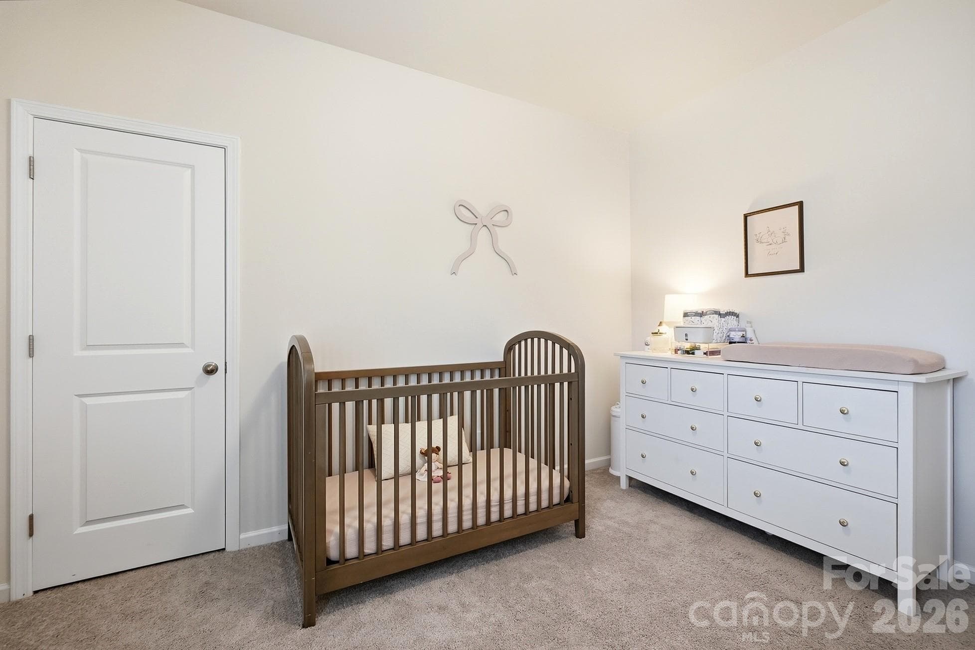 Secondary bedroom with ample space for nursery or guest-room furniture. - 6023 Busch Way, Midland