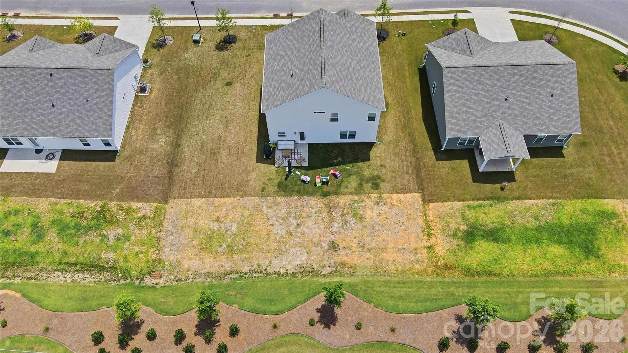 Overhead view of the homesite and surrounding community. - 6023 Busch Way, Midland