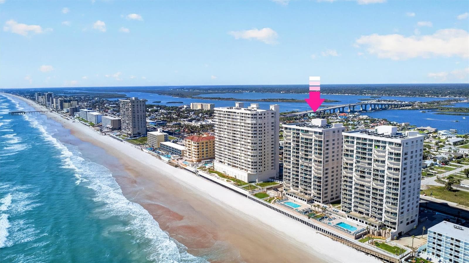 Condominium at 3315 S ATLANTIC AVE #1605, DAYTONA BEACH SHORES, photo 35 of 55