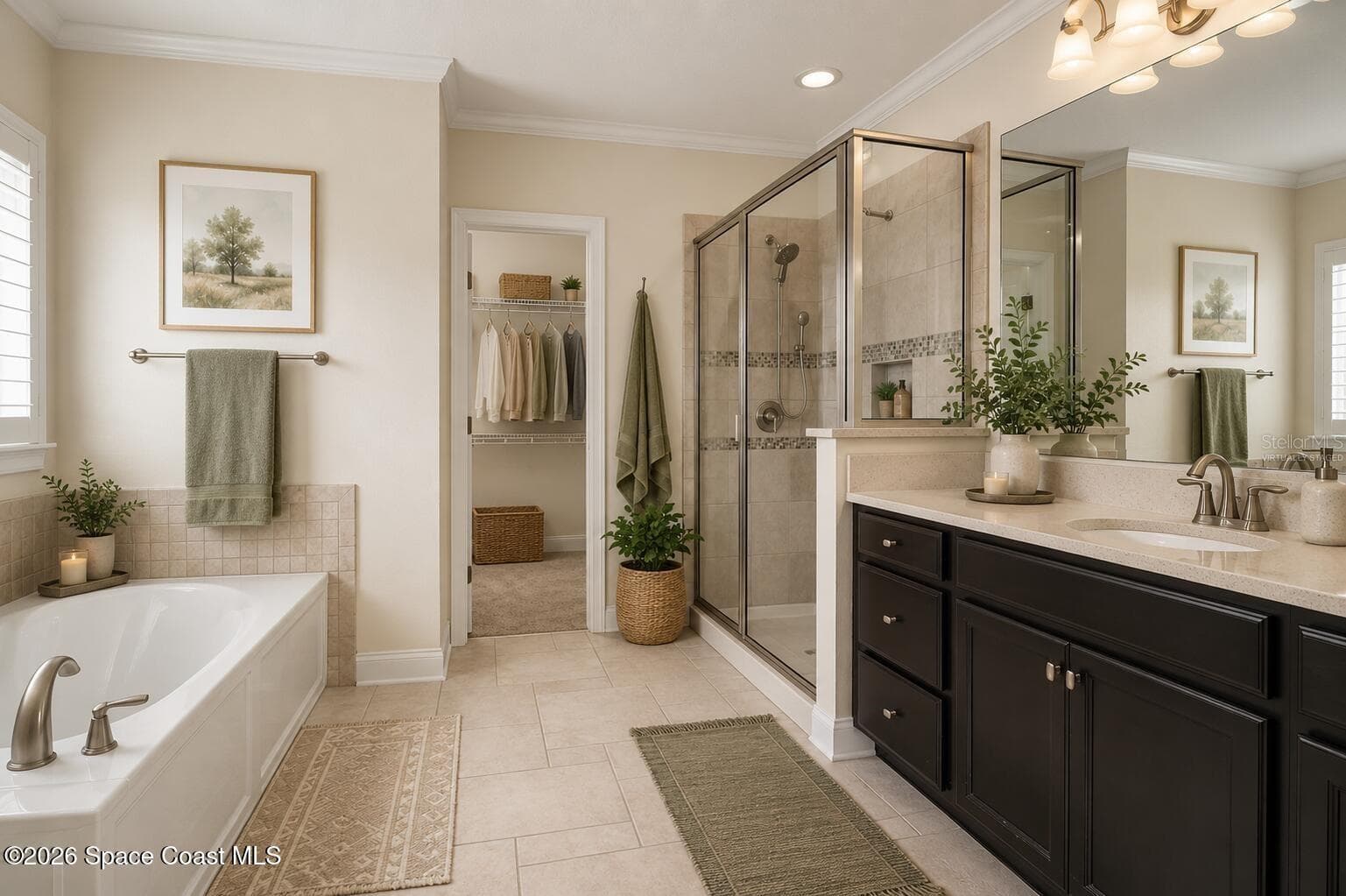Virtually Staged Bathroom - 10651 LANGEFIELD ST, ORLANDO