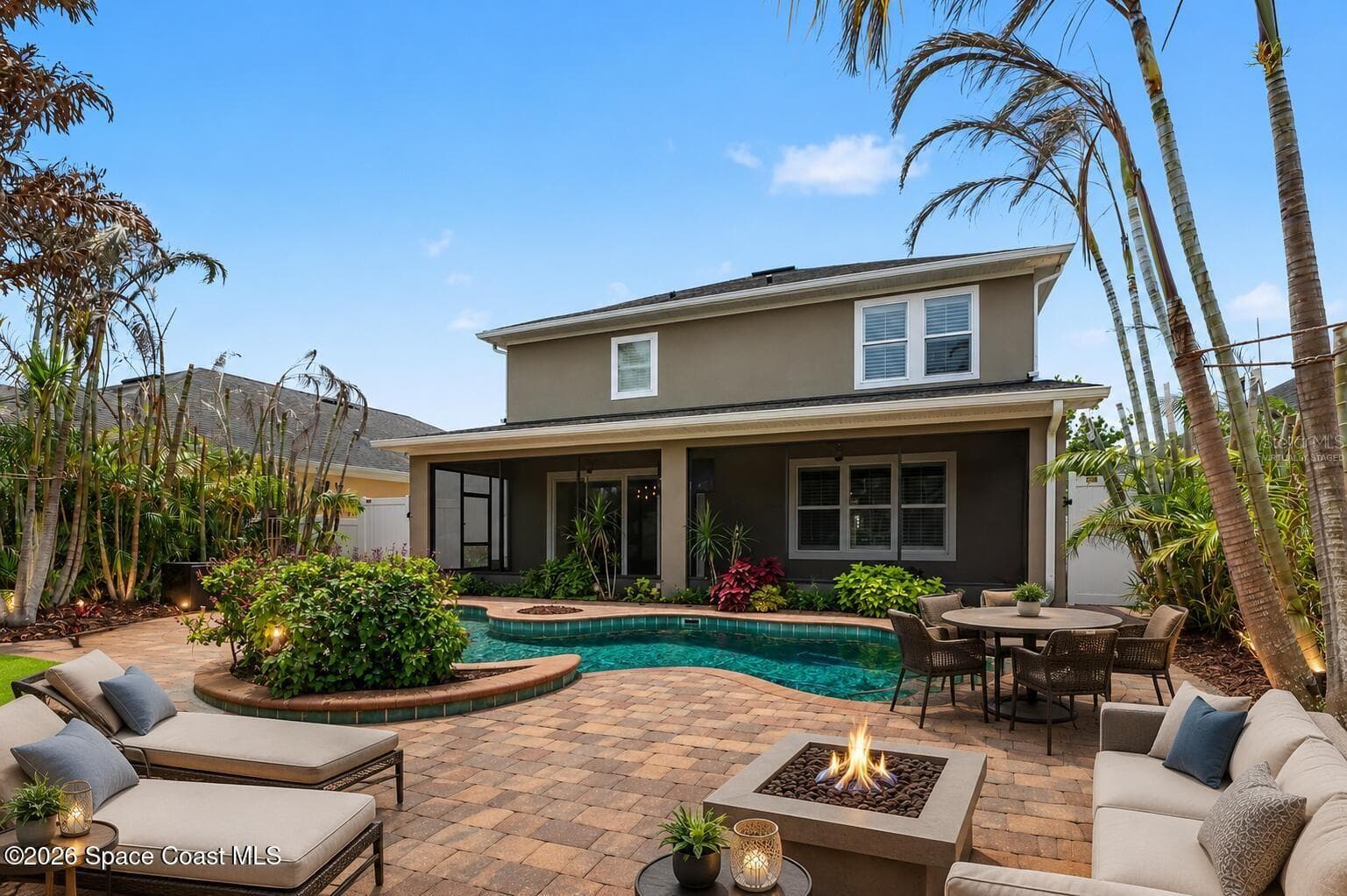 Virtually Staged Backyard - 10651 LANGEFIELD ST, ORLANDO