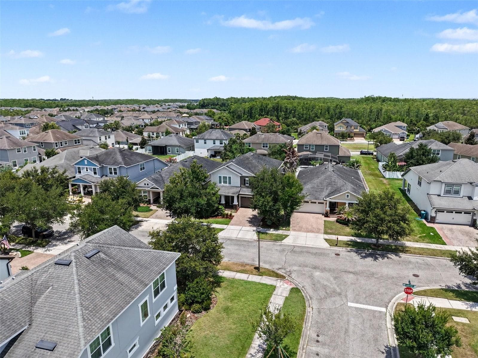 Aerial - 10651 LANGEFIELD ST, ORLANDO