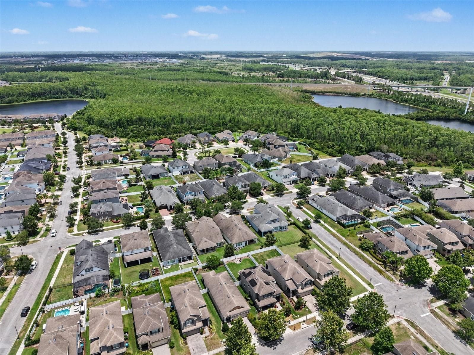 Aerial - 10651 LANGEFIELD ST, ORLANDO