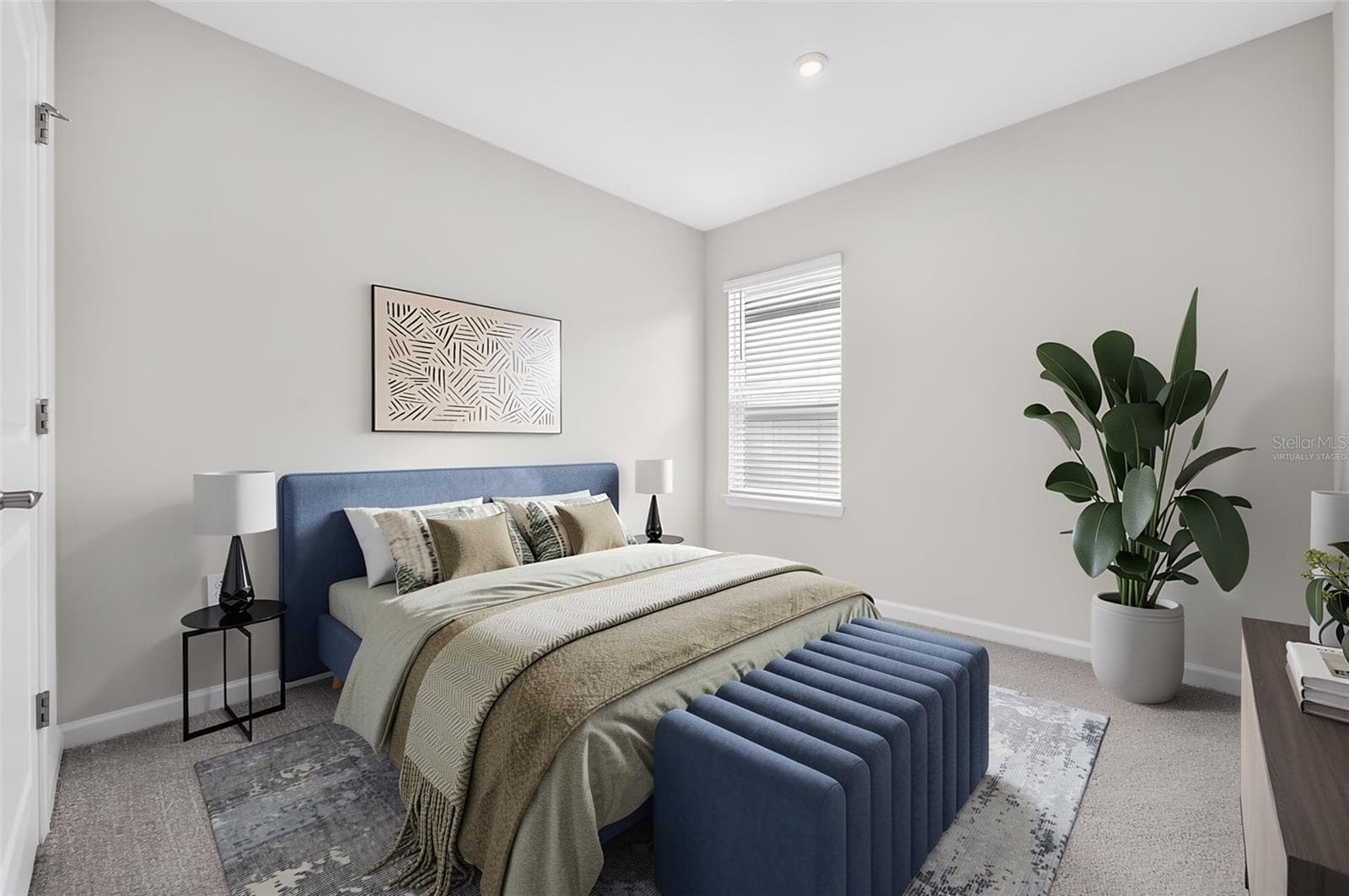 bedroom 3 virtually staged - 306 EAGLE HARBOR WAY, DAYTONA BEACH
