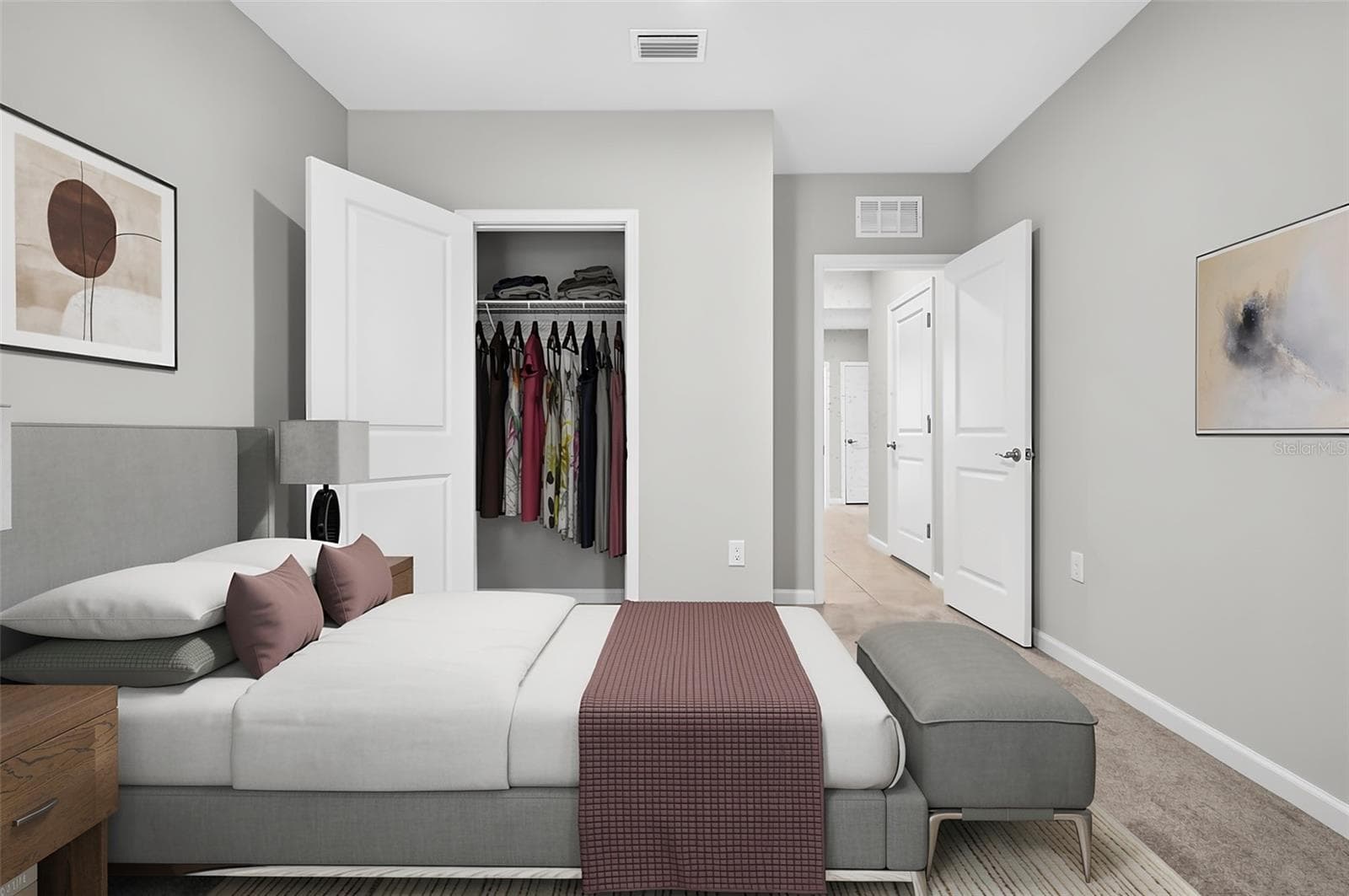 bedroom 4 virtual staged - 306 EAGLE HARBOR WAY, DAYTONA BEACH