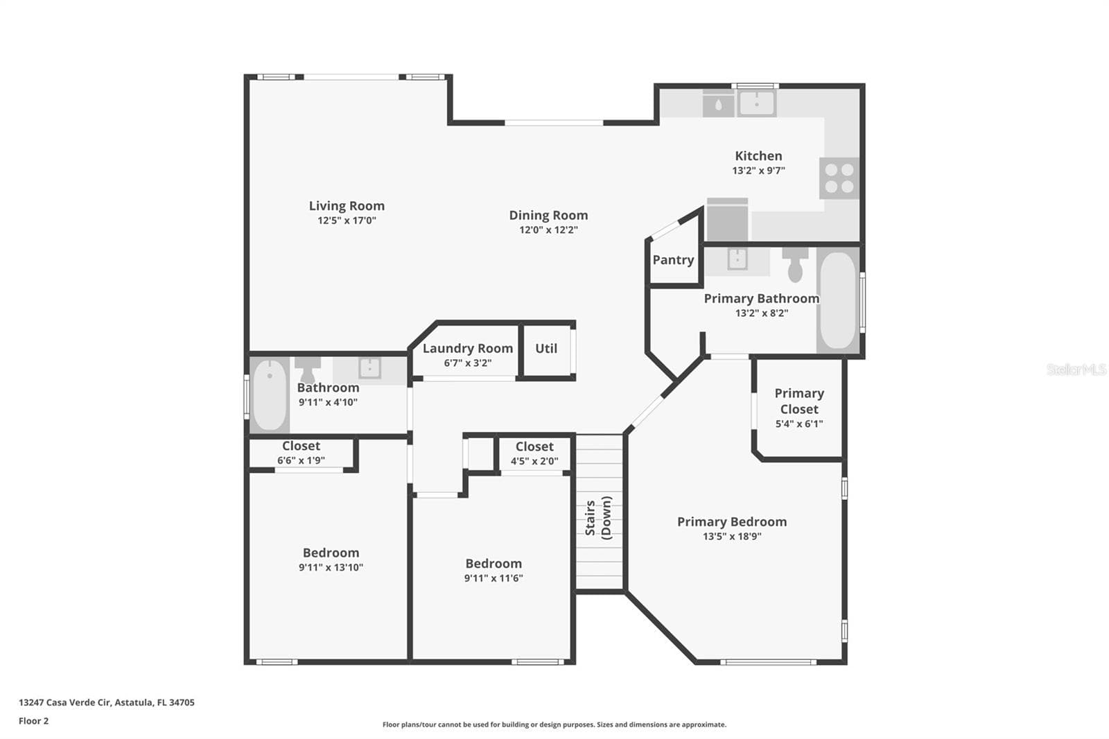 Floor Plan Second Floor - 13247 CASA VERDE CIR, ASTATULA